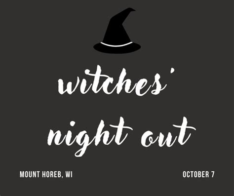 Cast a Spell on Mount Horeb Witches Night Out